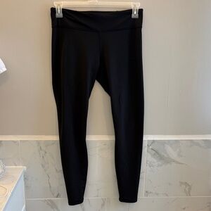Fabletics Light Fleece Lined Black Active Leggings
